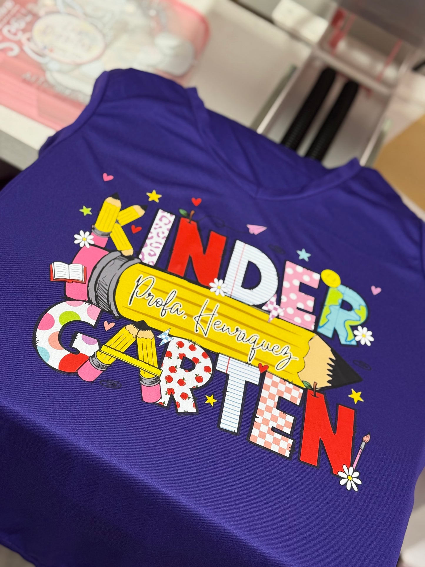 Camisas Maestra Kinder Microfibra